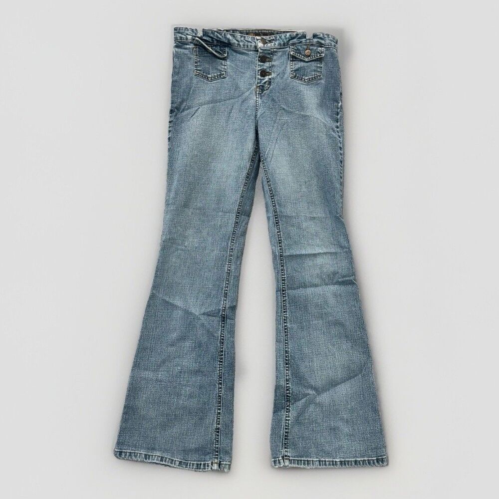 Vintage LEI Jeans Women's Size 13 30x29 Wide Leg Flared Straight Leg